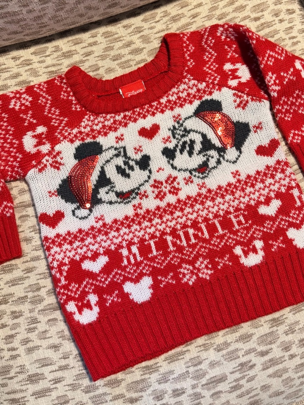 Disney Minnie Mouse Christmas Sweater